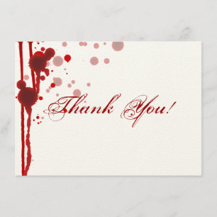 Vampire Halloween Weddenschap Bedankt dat je bloed