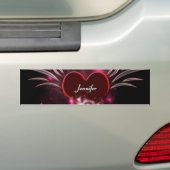 Vampire_Heart_Jennifer Bumpersticker (Op auto)