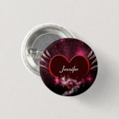 Vampire_Heart_Jennifer Ronde Button 3,2 Cm (Voorkant /achterkant)
