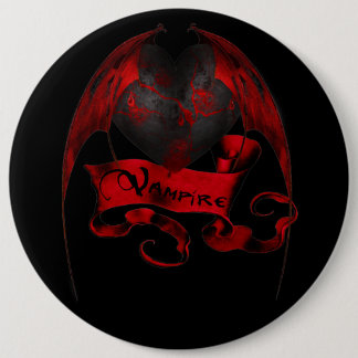 Vampire Heart Ronde Button 6,0 Cm
