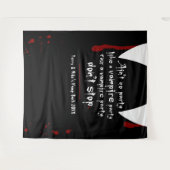 Vampire Hol Party Stop Niet Halloween Achtergrond Wandkleed (Voorkant (horizontaal))