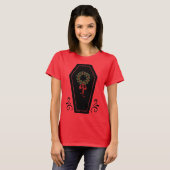 Vampire Holiday Coffin T-shirt (Voorkant volledig)