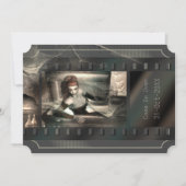 Vampire-horrorgotiek Halloween-feest Kaart (Voorkant)