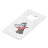 Vampire Horse Creditkaart Flessenopener (Achterkant Gekanteld)