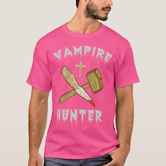 Vampire Hunter Dracula Larping T-shirt (Voorkant)