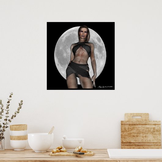 Vampire Huntress Poster (Keuken)