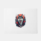 Vampire Husky Beet Deurmat (Voorkant)