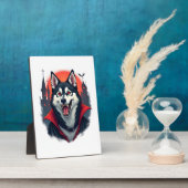 Vampire Husky Beet Fotoplaat (Zijkant)