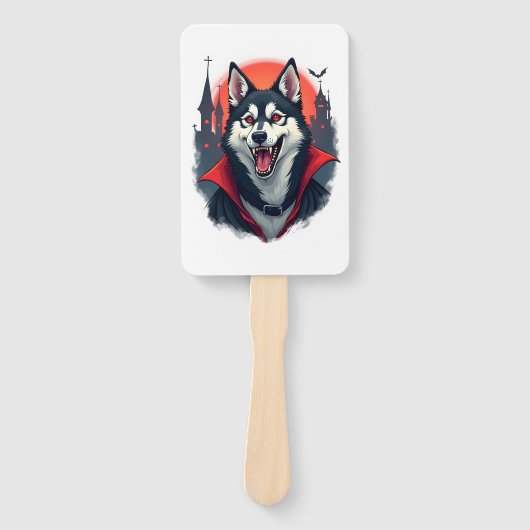 Vampire Husky Beet Handwaaier (Voorkant)