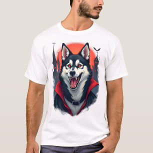 Vampire Husky Beet T-shirt