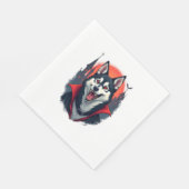 Vampire Husky Bite Servet (Hoek)