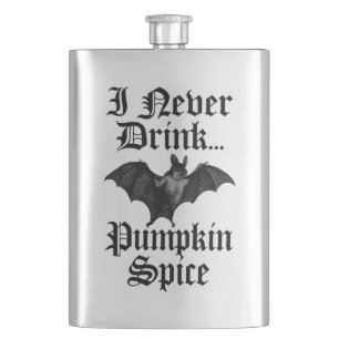 Vampire Ik Drink nooit pompoenspecerij Heupfles