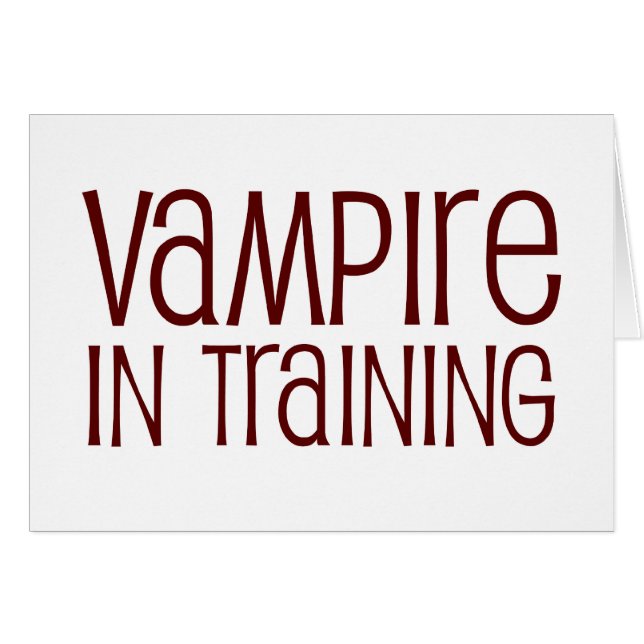Vampire in opleiding (Voorkant Horizontaal)