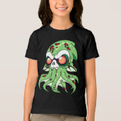 Vampire Inktvis Zombie Tri-Blend Shirt (Voorkant)