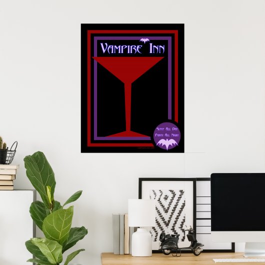 Vampire Inn Poster (Thuiskantoor)