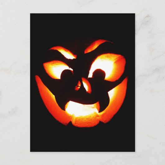 Vampire Jack-O-Lantern Briefkaart (Voorkant)