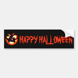Vampire Jack-O-Lantern Bumpersticker
