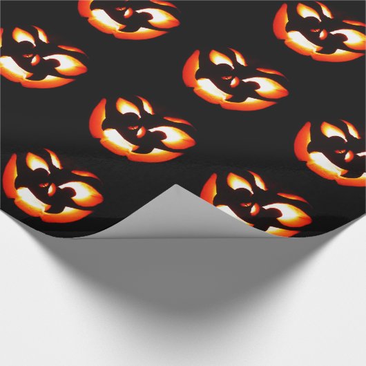 Vampire Jack-O-Lantern Cadeaupapier (Hoek)
