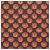Vampire Jack O Lantern Halloween Pattern Stof (Swatch)