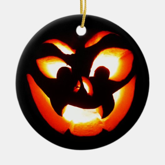 Vampire Jack-O-Lantern Keramisch Ornament (Voorkant)