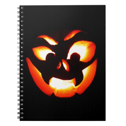 Vampire Jack-O-Lantern Notitieboek (Voorkant)