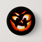 Vampire Jack-O-Lantern Ronde Button 5,7 Cm (Voorkant)