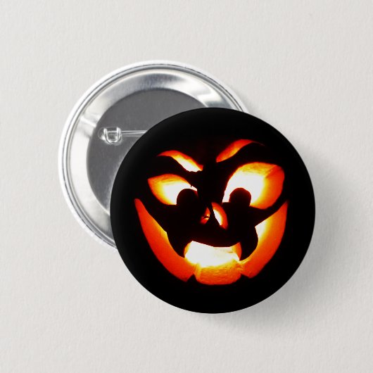 Vampire Jack-O-Lantern Ronde Button 5,7 Cm (Voorkant /achterkant)