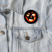 Vampire Jack-O-Lantern Ronde Button 5,7 Cm (In situ)