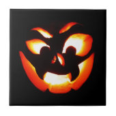 Vampire Jack-O-Lantern Tegeltje (Voorkant)