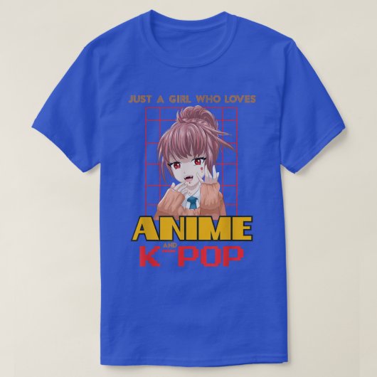 Vampire Japan Neko is een meisje dat van Anime hou T-shirt (Design voorkant)