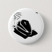 Vampire kast ronde button 5,7 cm (Voorkant)