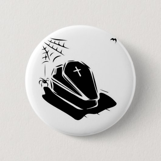 Vampire kast ronde button 5,7 cm (Voorkant)