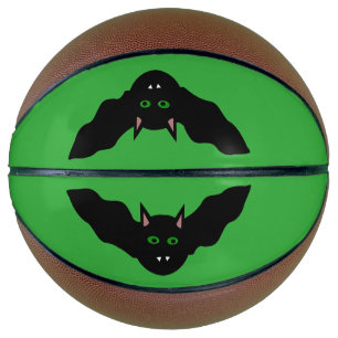 Vampire kat Faced Bat Halloween Basketball Mini Basketbal