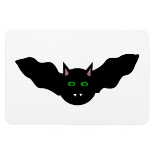 Vampire kat Faced Bat Halloween Magnet Magneet