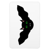 Vampire kat Faced Bat Halloween Magnet Magneet (Verticaal)