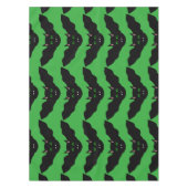 Vampire kat faced Bat Halloween Tablecloth Tafelkleed (Voorkant)