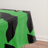 Vampire kat faced Bat Halloween Tablecloth Tafelkleed (Voorbeeld)