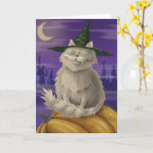 Vampire Kat Kaart (Gele Bloem)