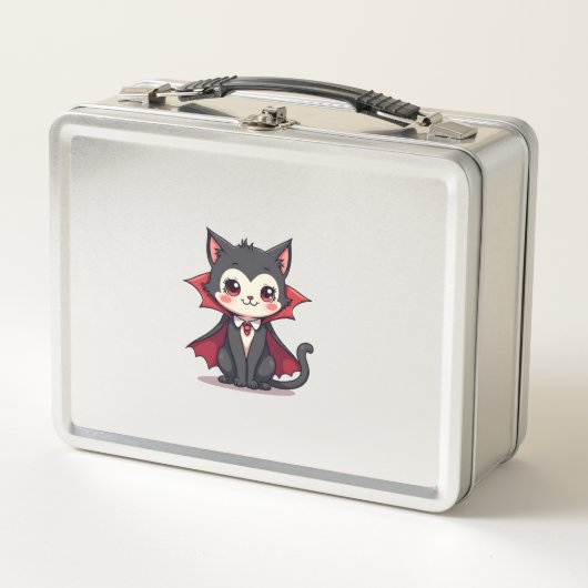 Vampire Kat � Mooie Halloween Huisdier T-shirt (Voorkant)