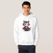 Vampire Kat � Mooie Halloween Huisdier T-shirt (Voorkant volledig)