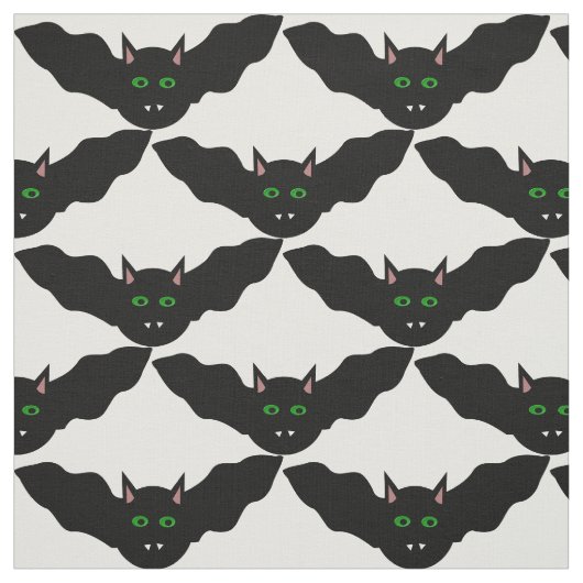 Vampire kattebedding Bat Halloween patterned Fabri Stof (Swatch)