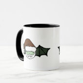 Vampire Kerstman Vleermuis Mok (Voorkant links)