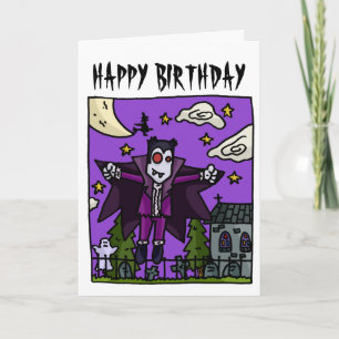 Vampire Kids Verjaardag Kaart
