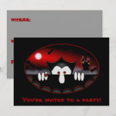 Vampire Kilroy Invitations Kaart (Voorkant / Achterkant)