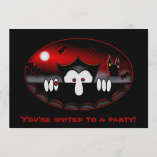 Vampire Kilroy Invitations Kaart