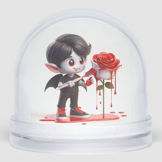 Vampire Kind Artist beroemd gemaakt door Natasha U Sneeuwbol (Voorkant)