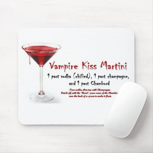 Vampire Kiss Martini Drink Recipe Muismat (Met muis)