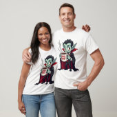 Vampire koffieliefhebber � Griezellige Latte Shirt (Unisex)