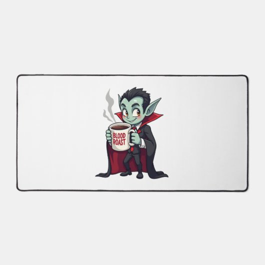 Vampire koffieliefhebber � Spooky Latte Shirt Bureaumat (Voorkant)