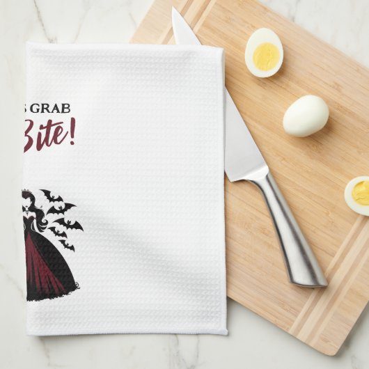 Vampire Koningin Halloween Theedoek (Quarter Fold)